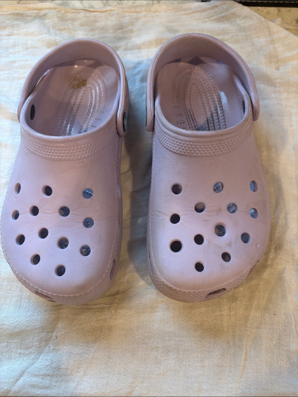 Kids Purple Crocs, Size 3